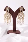 RPS Elegant Ethnic Pearl And Kundan Earrings Wholesale Market In Surat
